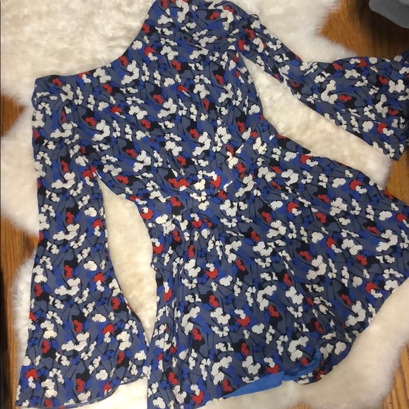 Glamorous Low Back Floral Romper - Picture 3 of 7